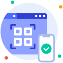 Smart Office app for Android and iPad with embedded QR code